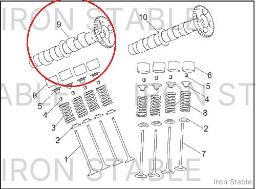 Harley-Davidson Intake Camshaft Essy