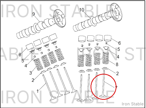 Harley-Davidson Exhaust Valve