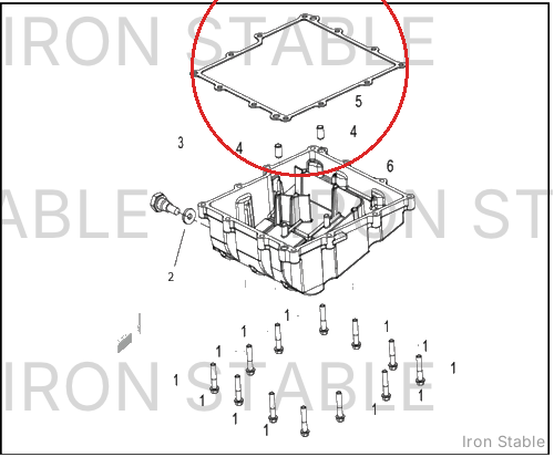 Harley-Davidson Oil Pan Gasket / -Qj265mn-