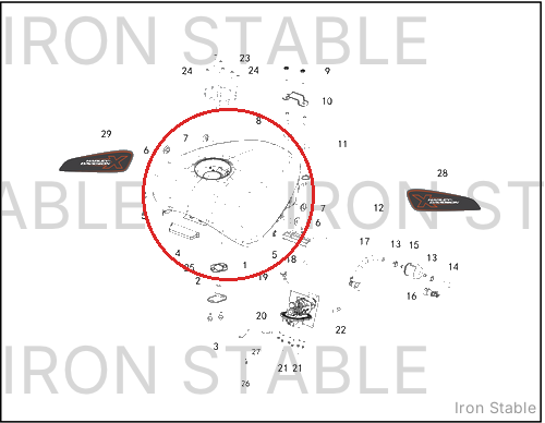 Harley-Davidson Oil Box Assembly, Gray Jl, With