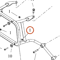 Harley-Davidson Nut, M6, Lock, Flange