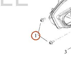 Harley-Davidson Screw, Sems/Hex Skt Hd
