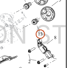 Harley-Davidson Screw, Cust, M20, Cam Sprkt