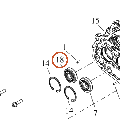 Harley-Davidson Bearing, Roll Elem, Ball