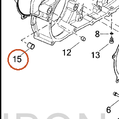 Harley-Davidson Bushing, Shifter