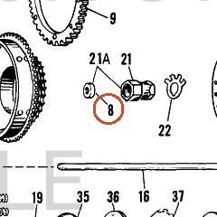 Harley-Davidson Seal, Rdl Shft, X