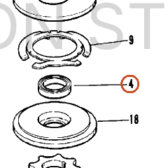 Harley-Davidson Seal, Rdl Shft, X