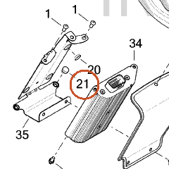 Harley-Davidson Grommet, Amplifier Mount