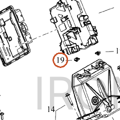 Harley-Davidson Clip, Retg, U-Nut, M5x0.8