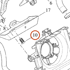 Harley-Davidson Push-In Clip