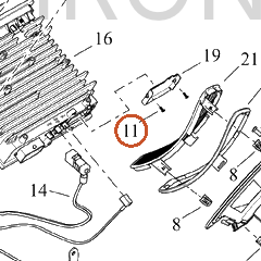 Harley-Davidson Screw, Accy Module(Po)