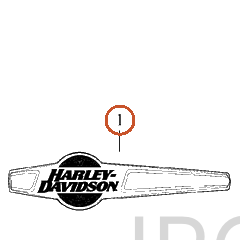 Harley-Davidson Medallion, Rh, Tank
