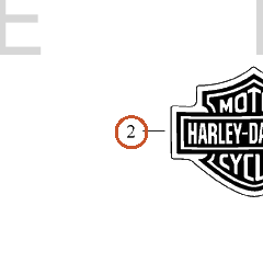 Harley-Davidson Medallion, Lh-Ftk