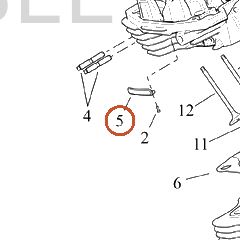 Harley-Davidson Medallion, Cyl Head