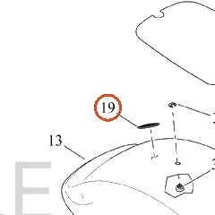 Harley-Davidson Medallion, Icon, Rear Fnd