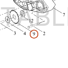 Harley-Davidson Chain Tensioner Drive Assembly.
