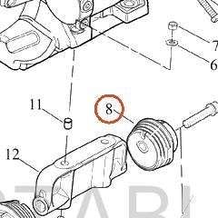 Harley-Davidson Mount, Front Engine Isolator