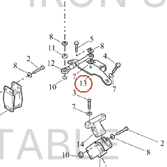 Harley-Davidson Bracket Assembly, Eng Mnt, Efi/Horn