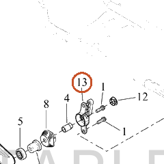 Harley-Davidson Bracket, Rr Eng Mnt