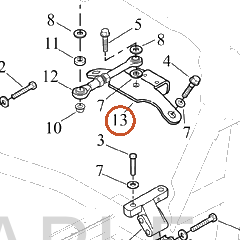 Harley-Davidson Bracket Assembly, Eng Mounting, Ign Switch