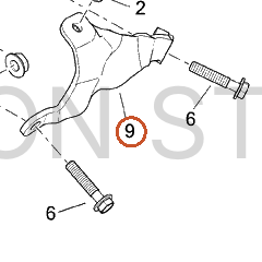 Harley-Davidson Mount, Tiebar, X
