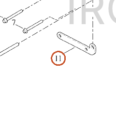 Harley-Davidson Bracket, Engn Mt, Fr, Lower
