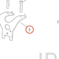 Harley-Davidson Bracket, Engn Mt, Mid
