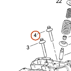 Harley-Davidson Screw, Cyl Hd/Chrome