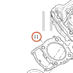 Harley-Davidson Gasket, Cyl Hd, 85mm Bore