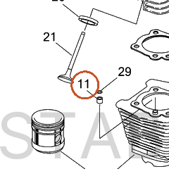 Harley-Davidson Dowel Pin, Split-Hollow