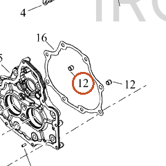Harley-Davidson Pin, Dowel