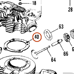 Harley-Davidson Gasket, Cyl Hd