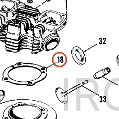 Harley-Davidson GASKET,CYL HD