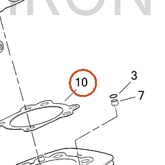 Harley-Davidson Gasket, Cyl Hd, X