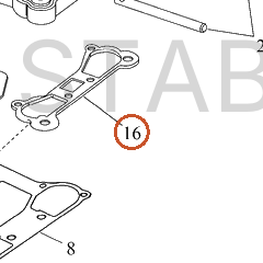 Harley-Davidson Gasket, Rocker Box