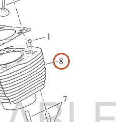 Harley-Davidson Cylinder, X
