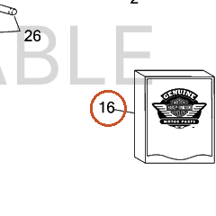 Harley-Davidson Gasket Kit, Rocker Cover, Xl