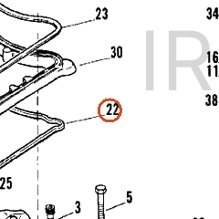 Harley-Davidson Gasket, Lower Rckr Cover To Spacer