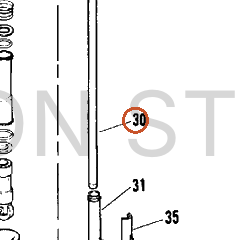 Harley-Davidson Pushrod Assembly, Rr Exhaust