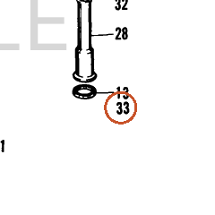 Harley-Davidson Washer Cork Pushrod