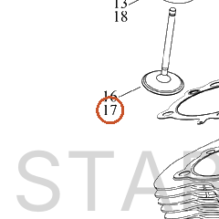 Harley-Davidson Valve Guide, Intk/.001 Os