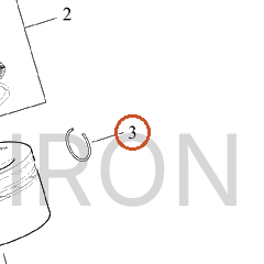 Harley-Davidson Piston Ring Set, .010 Os