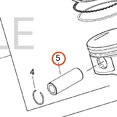 Harley-Davidson Pin, Piston
