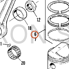 Harley-Davidson Ring Lock Pin Piston