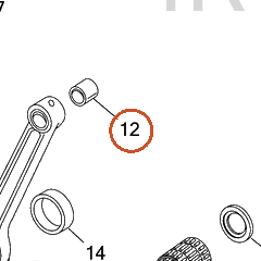 Harley-Davidson Bushing, .010 Os, Piston Pin
