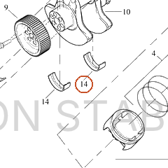 Harley-Davidson Crankcase Sub-Component, X
