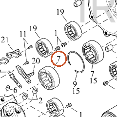 Harley-Davidson Roller Bearing