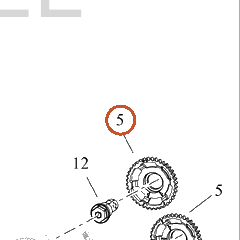 Harley-Davidson Sprocket, Cshft, Front