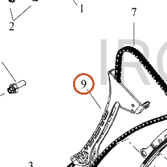 Harley-Davidson Chain Guide, Camdr, Tensioner