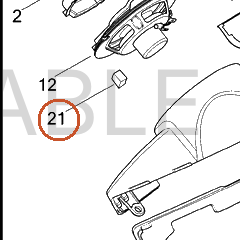 Harley-Davidson Speaker Gasket, Plug